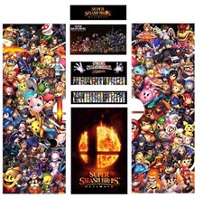 Stickers super smash bros Universel Pour Borne d'Arcade