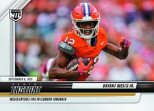 2025-26 Panini Instant NIL #BWA Bryant Wesco Jr. Clemson Tigers PRESALE