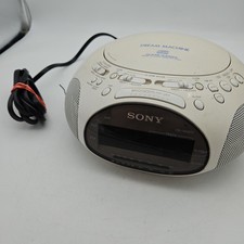 Sony Dream Machine ICF-CD831 AM/FM Radio/ CD Player Alarm Clock Read Description