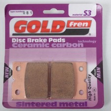 Plaquette de frein Gold Fren pour Moto Ducati 860 GT 1975 à 1976 AVG/AVD/ARG