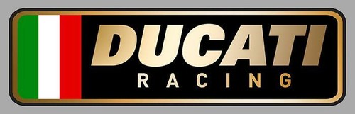 Ducati racing left sticker - ducati,