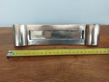 Ancienne  entrée boîte aux lettres clapet Bronze Porte art Déco déco 