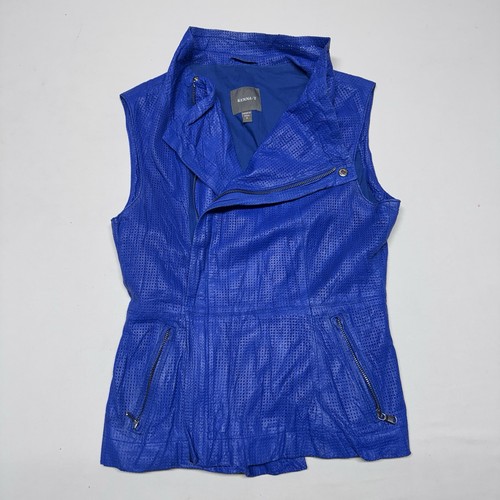 Kenna blue perforated - t,