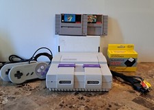 SNES Console + Super Mario World & All Stars Bundle  - Super Nintendo Guaranteed