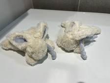 Peluches/doudous, Lot de 2 Lapins Jacady écharpe bleue
