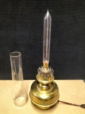 Old electrified lamp, vintage oil lamp, great choice see shop ?