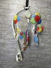 Vintage DOLLY  Winnie The Pooh Musical Mobile Disney Balloons Baby Nursery