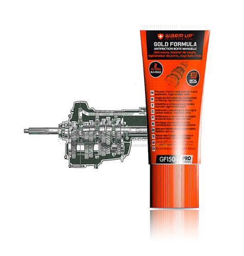 Warm gold formula tube - gold, 150