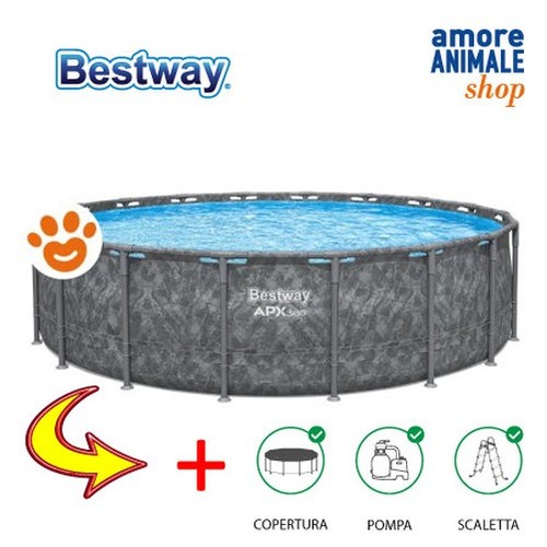 Bestway piscine ronde apx 365 - ronde,