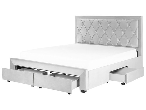 Lit glamour rangement double - lit,
