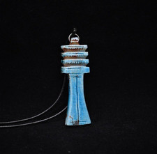 Authentic Ancient Egyptian Antiques Pilier Djed Necklace Egyptian Amulet BC