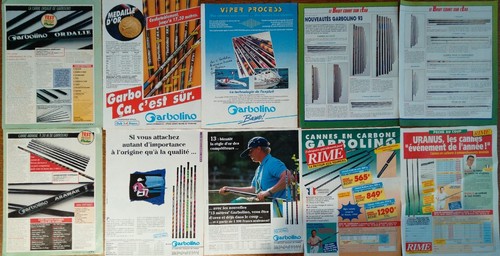 Lot affichette pub garbolino - lot,