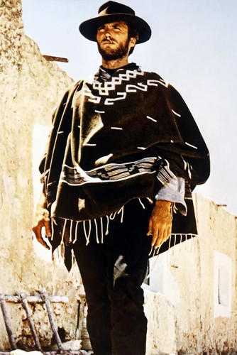 Clint eastwood wearing poncho - eastwood,