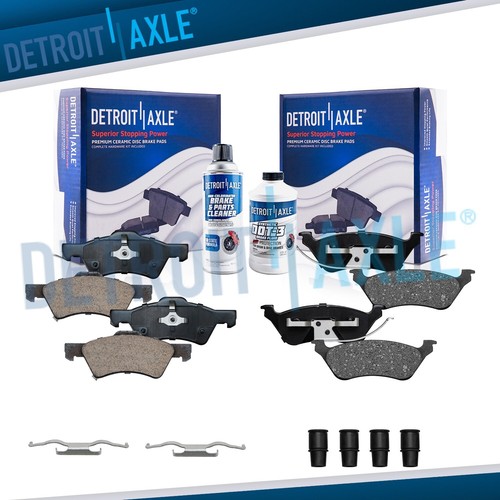 Front rear ceramic brake pads - ceramic,