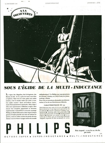 Publicité ancienne radio
