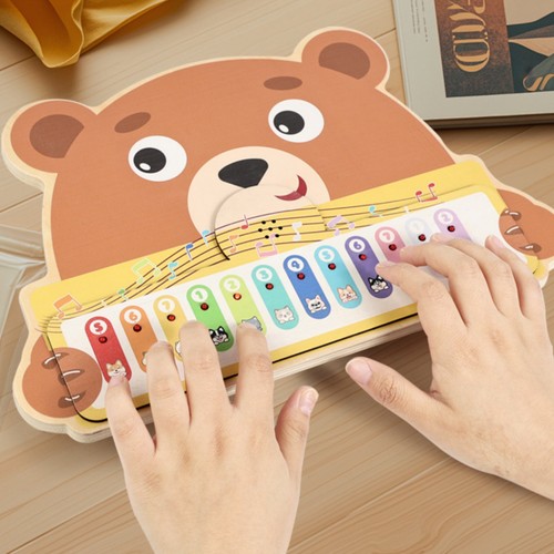 Piano bois numéroté - en,