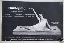 1959 ADVERTISING DUNLOPILLO LATEX FOAM MATTRESS PILLOW CUSHION - ADVERTISING