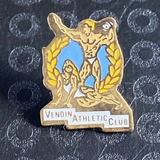 PIN'S Sport Bodybuilding Bodybuilding VENDIN LE VIEIL Athletic Club Signed Difanor