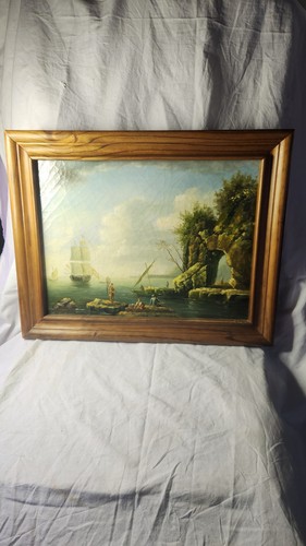 Superbe peinture huile - à, l'huile