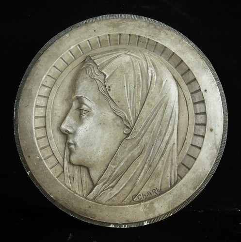 Médaillon profil vierge - médaillon, de