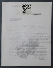 Facture PUTEAUX 1934 POMPE