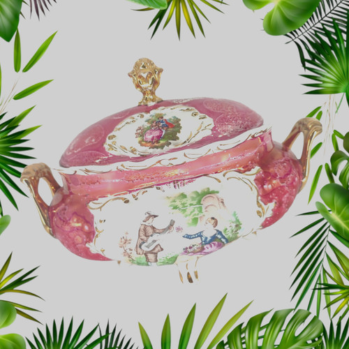 Soupiere ancienne porcelaine