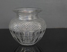 Beautiful Antique Baccarat or St Louis Crystal Ball Vase