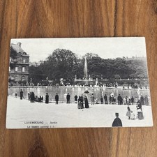 Postcard postcard - Luxembourg - Garden - Le Bassin Central