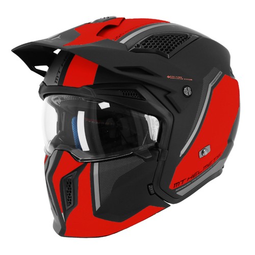 Casque trial streetfighter - casque, mt