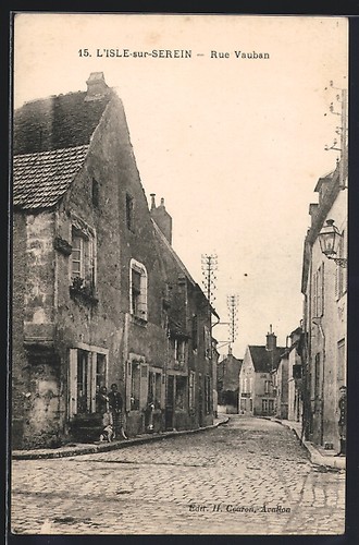 Cpa isle sur serein - cpa, l´isle-sur-serein,
