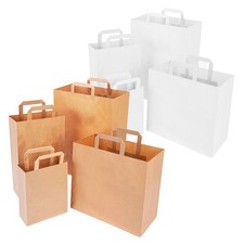 sacs en papier avec poignées
