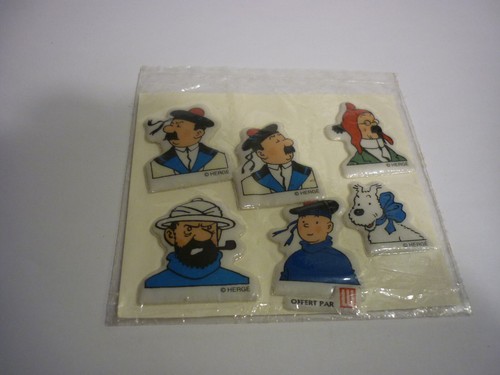 Pochette autocollants tintin - 6,