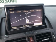 2008-2011 Mercedes C Class GPS Display Screen Radio Receiver With Navigation OEM