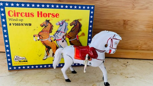 Jouet tin toys automate - automate, cheval