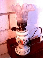 PTTE LAMPE PORC. DÉCOR