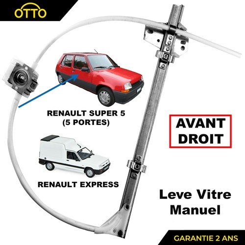 Leve vitre avant - avant, prevu