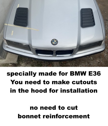 Capot non ventilé bmw - capot, e36