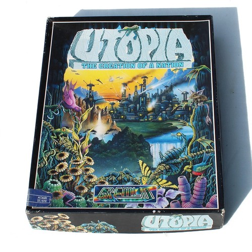 Jeu vidéo vintage utopia - jeu,