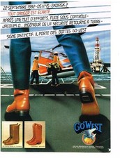 ADVERTISEMENT ADVERTISING 1982 GO WEST santiags boots boots