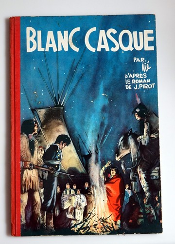 Blanc casque 1957 jijé - casque,