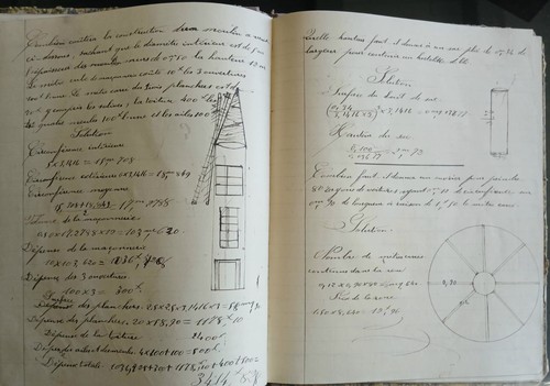 Cahier manuscrit - , de