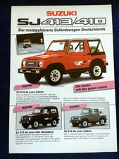 1996 Suzuki SJ 413 410 Brochure