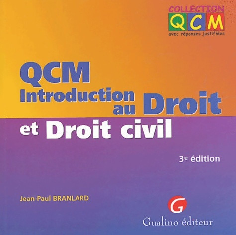 Qcm introduction droit - introduction,