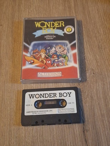 Jeu vidéo amstrad wonder boy - wonder,