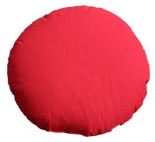 Yoga Méditation Coussin Uni Rouge Rempli Avec Bio Sarrasin Coussin de Yoga