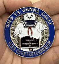 NYPD COUNTERTERRORISM BUREAU GHOST BUSTERS “WHO YOU GONNA CALL? Challenge Coin