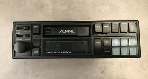 Alpine 7282l vintage autoradio - vintage,