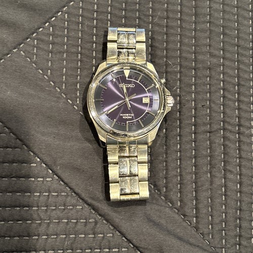 Seiko mens watch - 41mm, blue