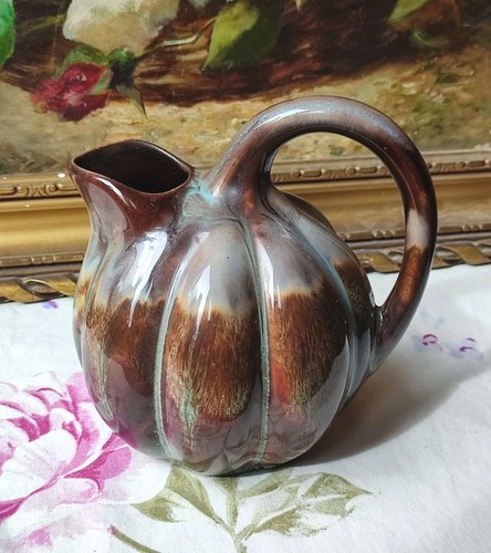 Ancien pichet grès flammé - ancien,