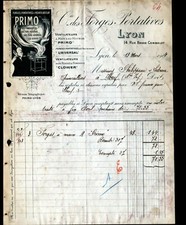 LYON (69) FORGES & FANS FACTORY ""PRIMO / CLOWER / UNIVERSAL"" in 1914